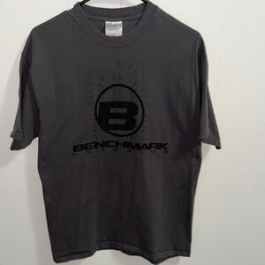 Vintage BenchMark Grey Graphic Men's T-Shirt size Large
